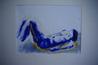 Akt in Blau 